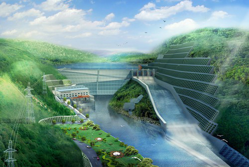 横栏镇老挝南塔河1号水电站项目